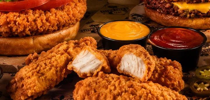 Chicken Strips mit Dips